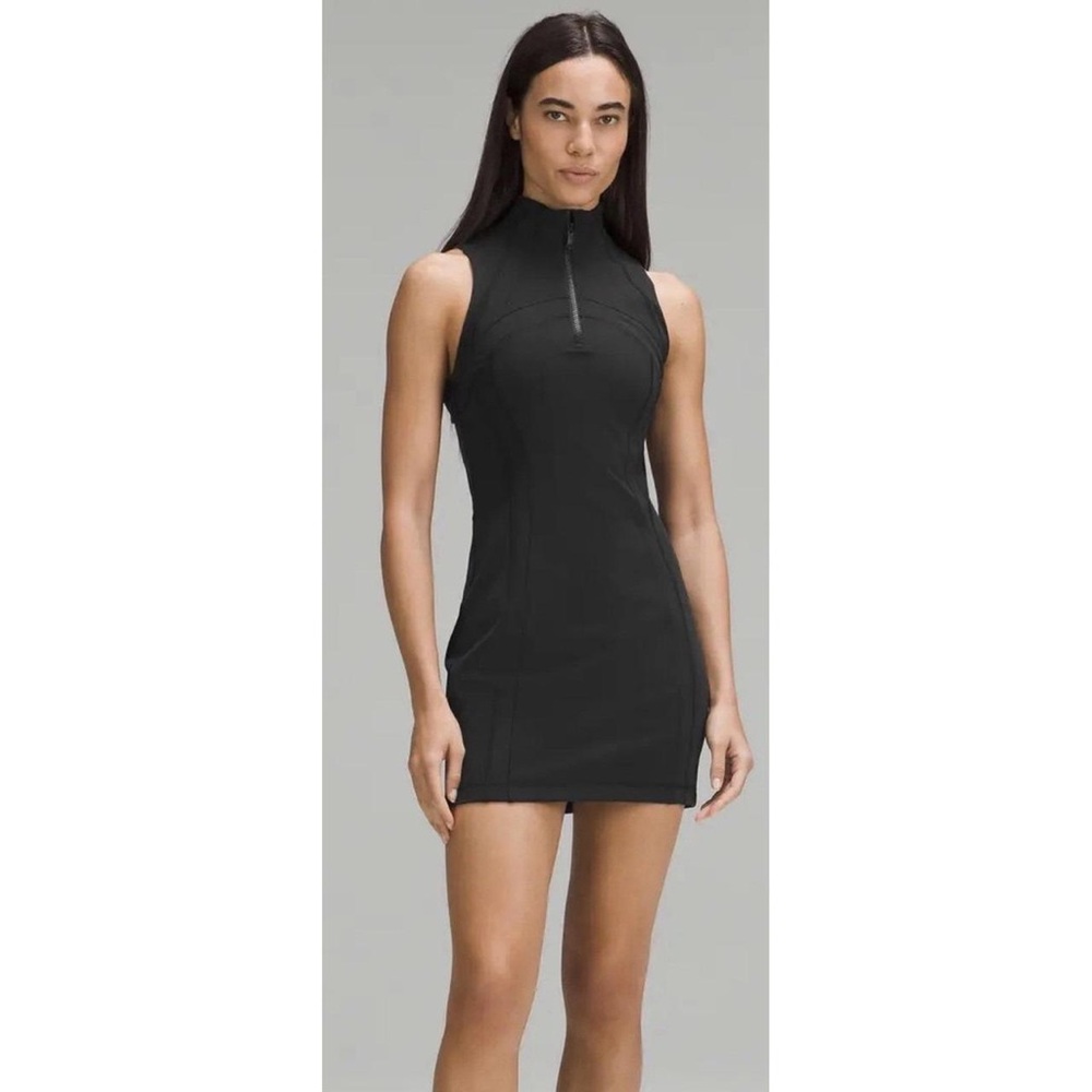 Lululemon Define Black Sleeveless Dress 0